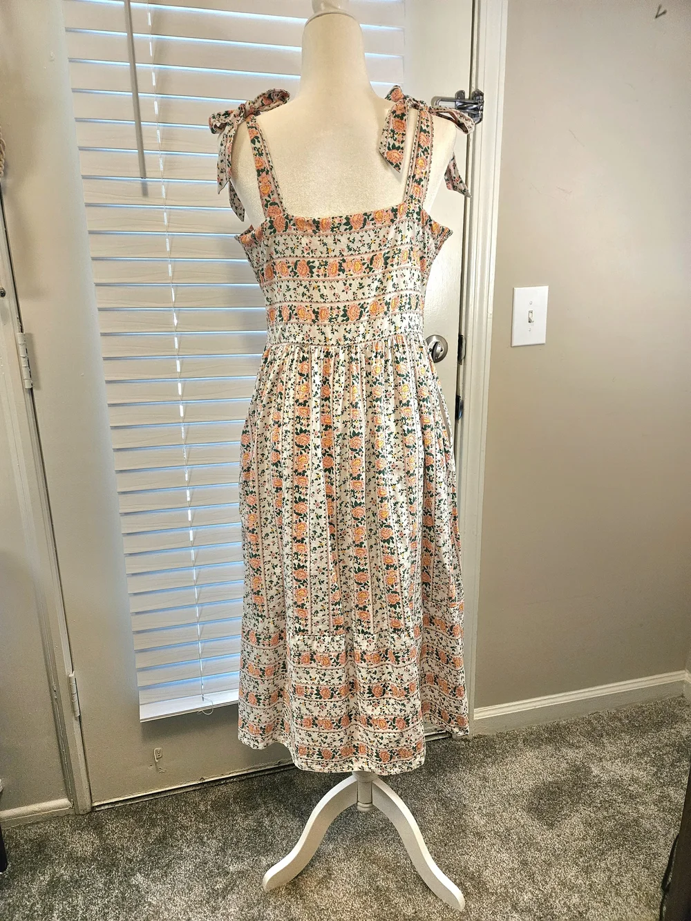 Tuckernuck Hyacinth House Lupine Floral Maxi Dress Size Large